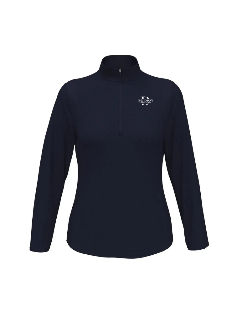 Callaway Ladies Diamond Quilted Fleece 1/4 Zip Jacket