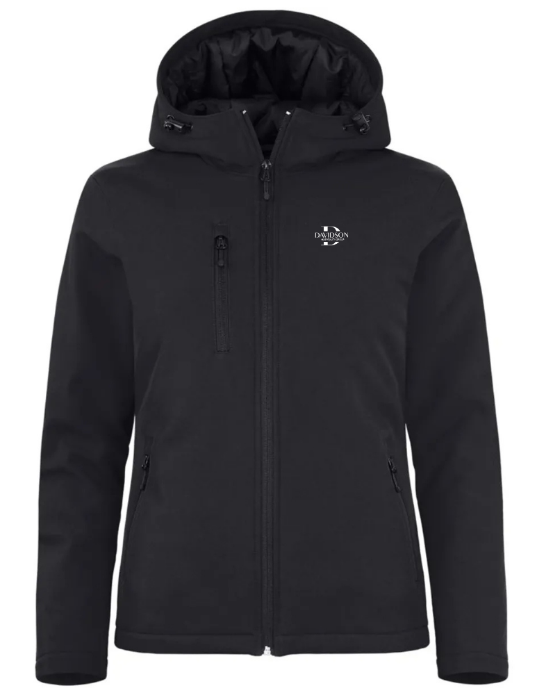 Insulated Softshell Womens Full Zip Hooded Jacket